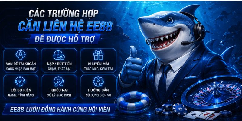 Các trường hợp Liên Hệ EE88